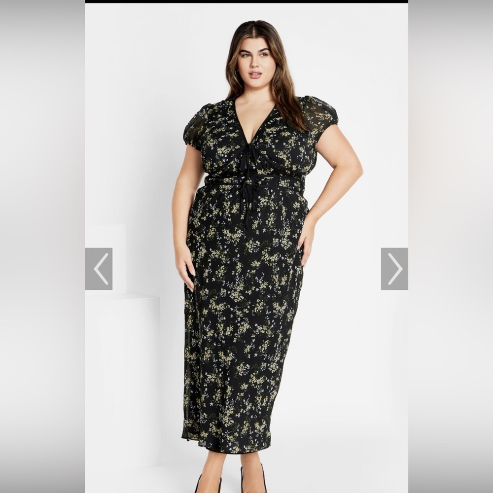 *MAKE OFFER!* City Chic Midi Cara Dress - Worn Once ♥️
